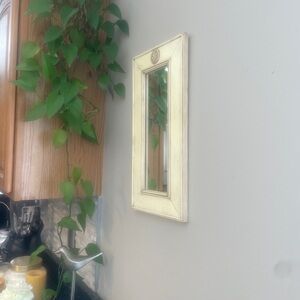 Elegant Vintage Cream Shabby Chic Wall Mirror